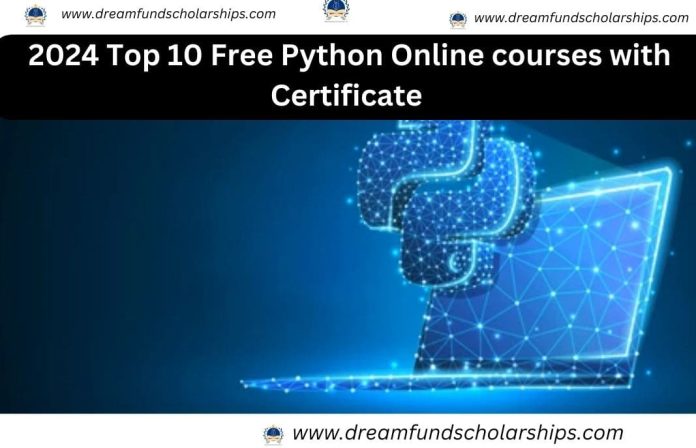 2024 Top 10 Free Python Online courses with certificate