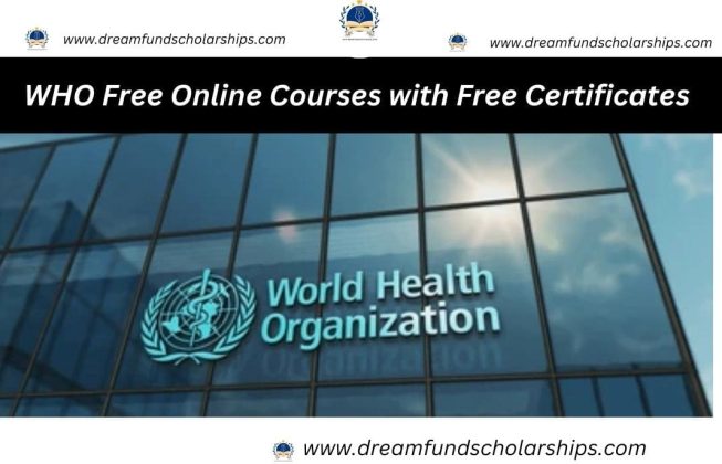 WHO Free Online Courses with Free Certificates